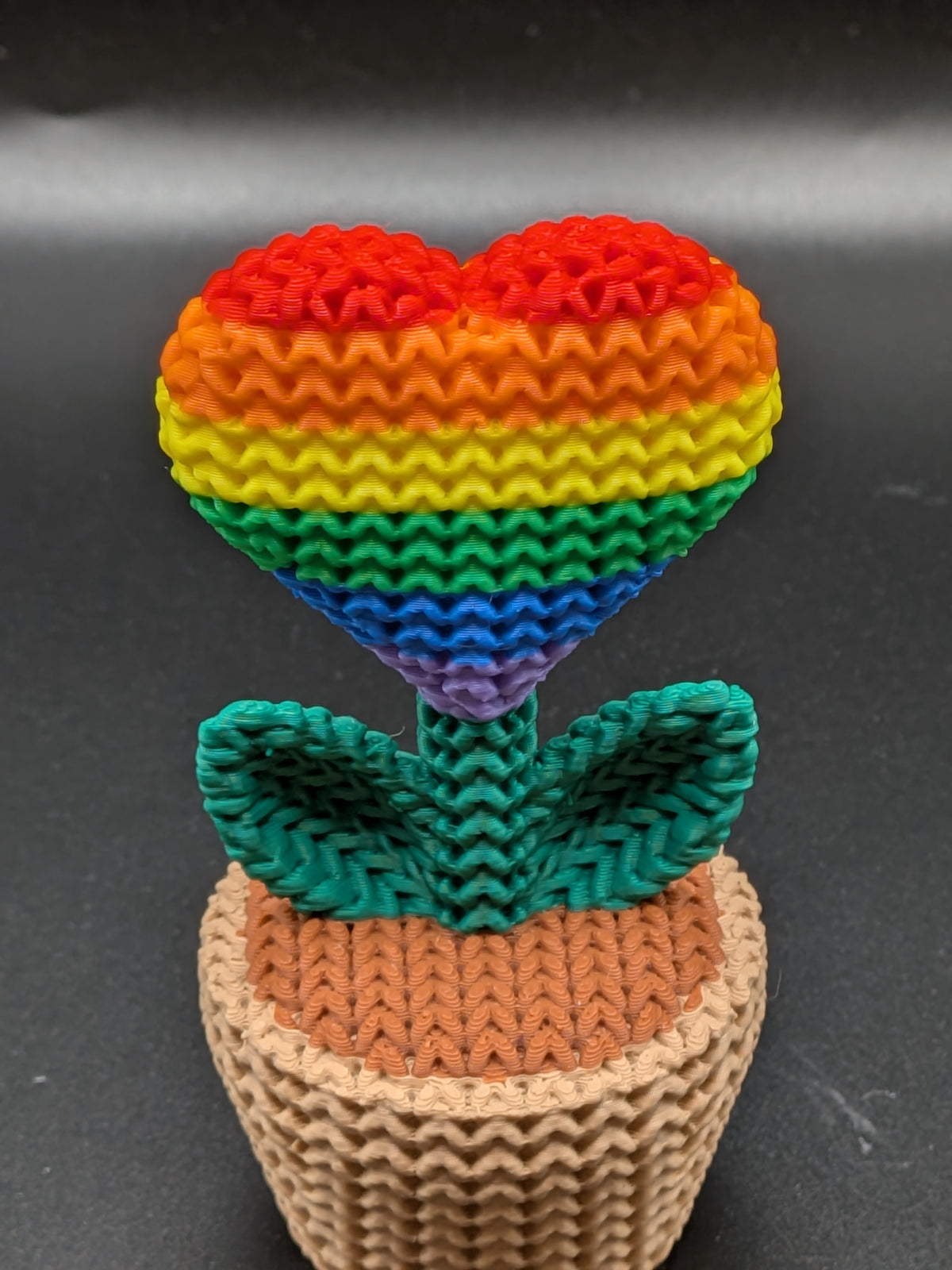 Knitted Heart Plant