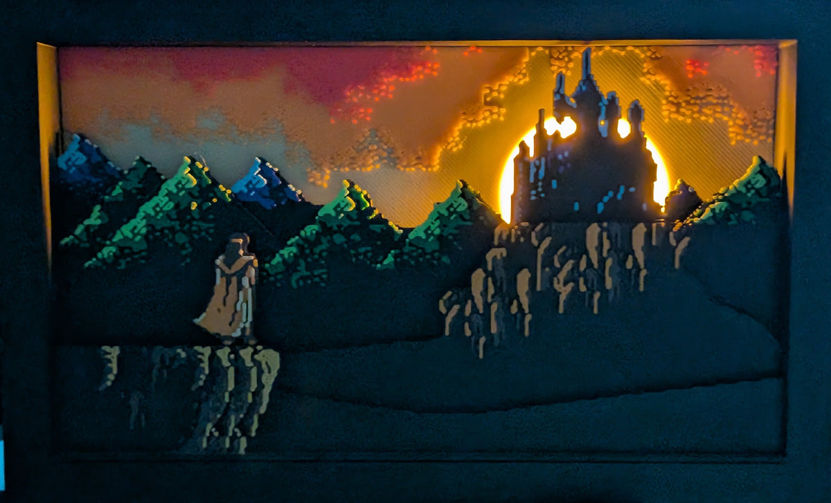 Castlevania III Lamp Display
