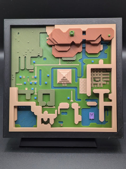TLoZ: ALTTP:Dark World Map