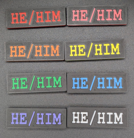 Pronoun Nameplates