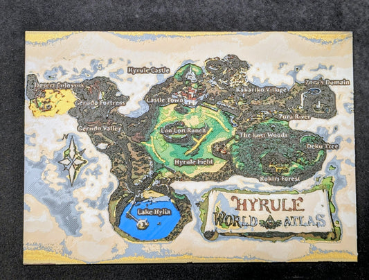 The Legend of Zelda: Ocarina of Time - Overworld Map