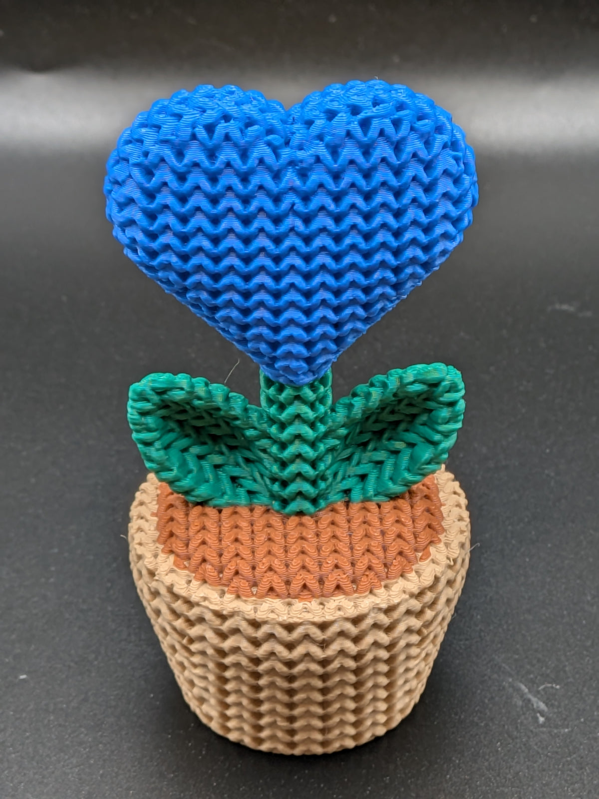Knitted Heart Plant