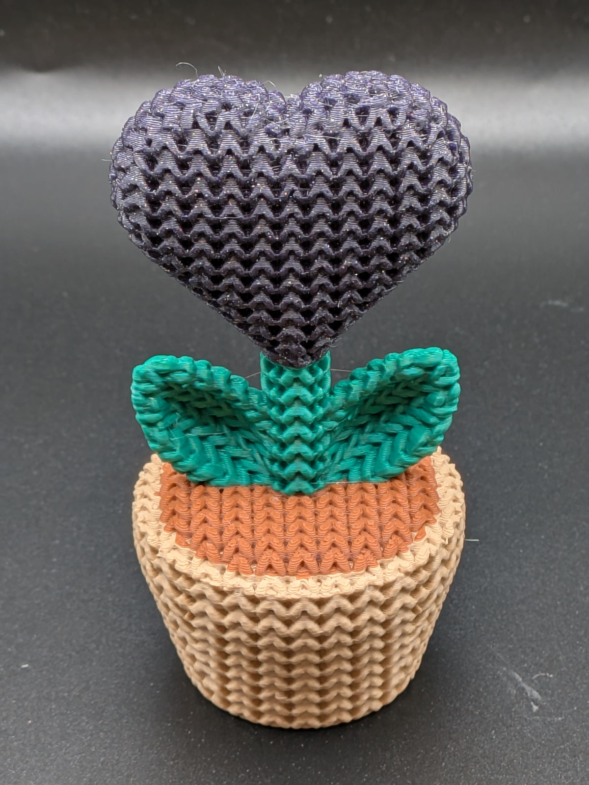 Knitted Heart Plant